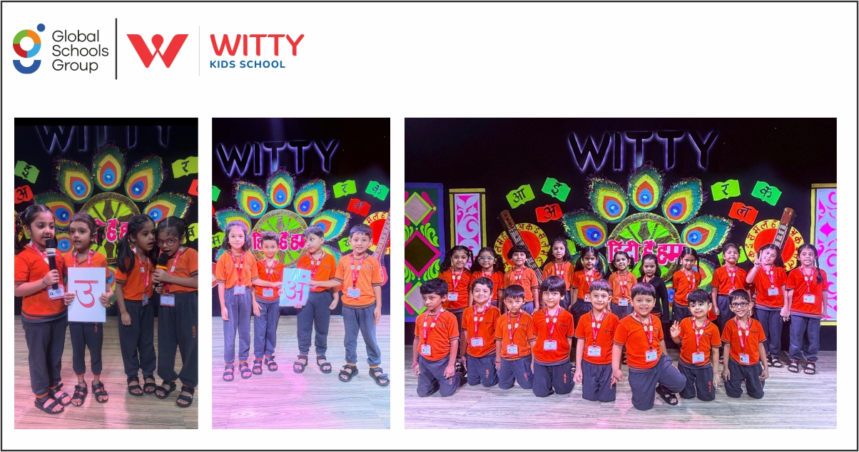 Witty Kids Paint Hindi Diwas with Colours of Joy & Creativity